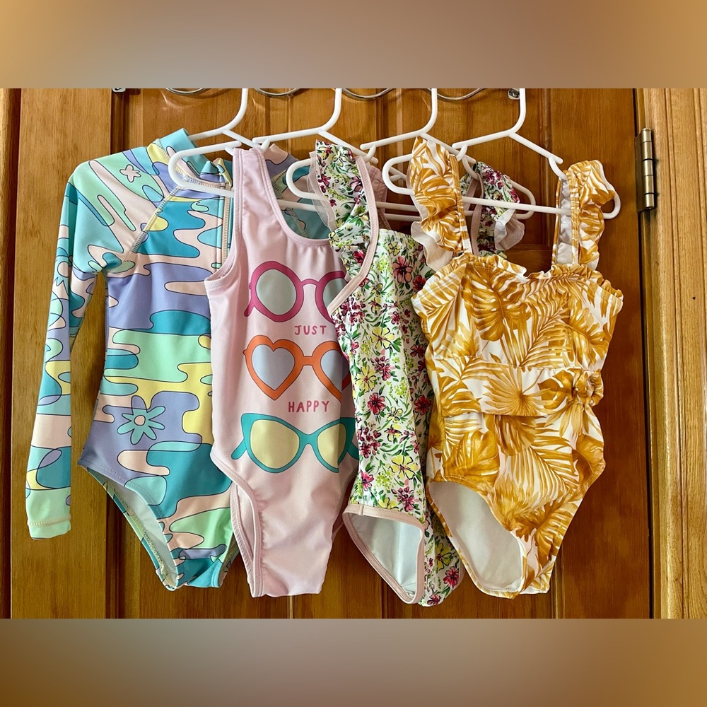 Girl’s swim suits, size 4/5